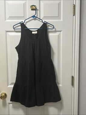 NWT Universal Thread Black Sleeveless Tiered Casual Dress Size Small